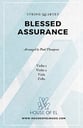 Blessed Assurance String Quartet P.O.D. cover